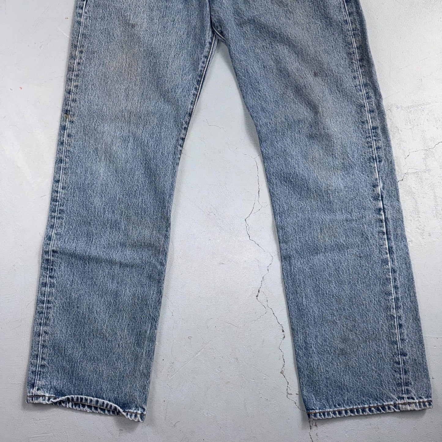 Levis 501 Vintage Y2K 90s XX Straight Leg Jeans Blue Light Wash 34x34 Act 31x32