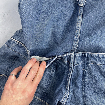 JNCO Jeans Y2K Vintage Endangered Species Collection Rhino Size 30 Grunge 28x25