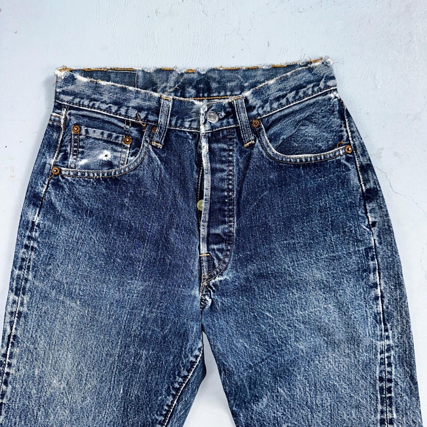 Levis 501 Big E Vintage 60s Redline Selvedge USA XX 1960s Jeans 28x32 Act 26x28