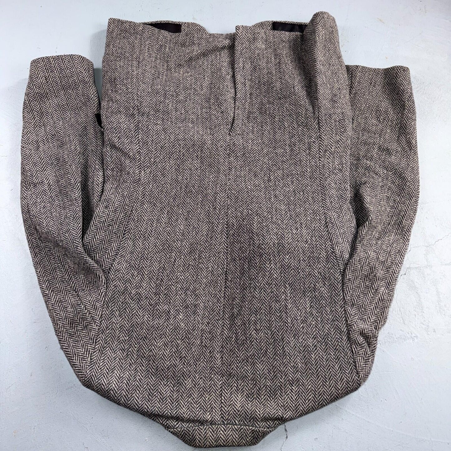 Harris Tweed Stafford Vintage 40 Blazer Gray Herringbone Wool Sport Coat USA
