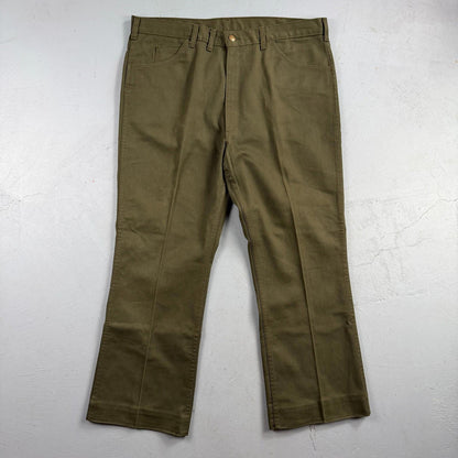 Vintage Osh Kosh Bgosh Pants Mens 40 (38x28) Green Union Made Sanforized 70s
