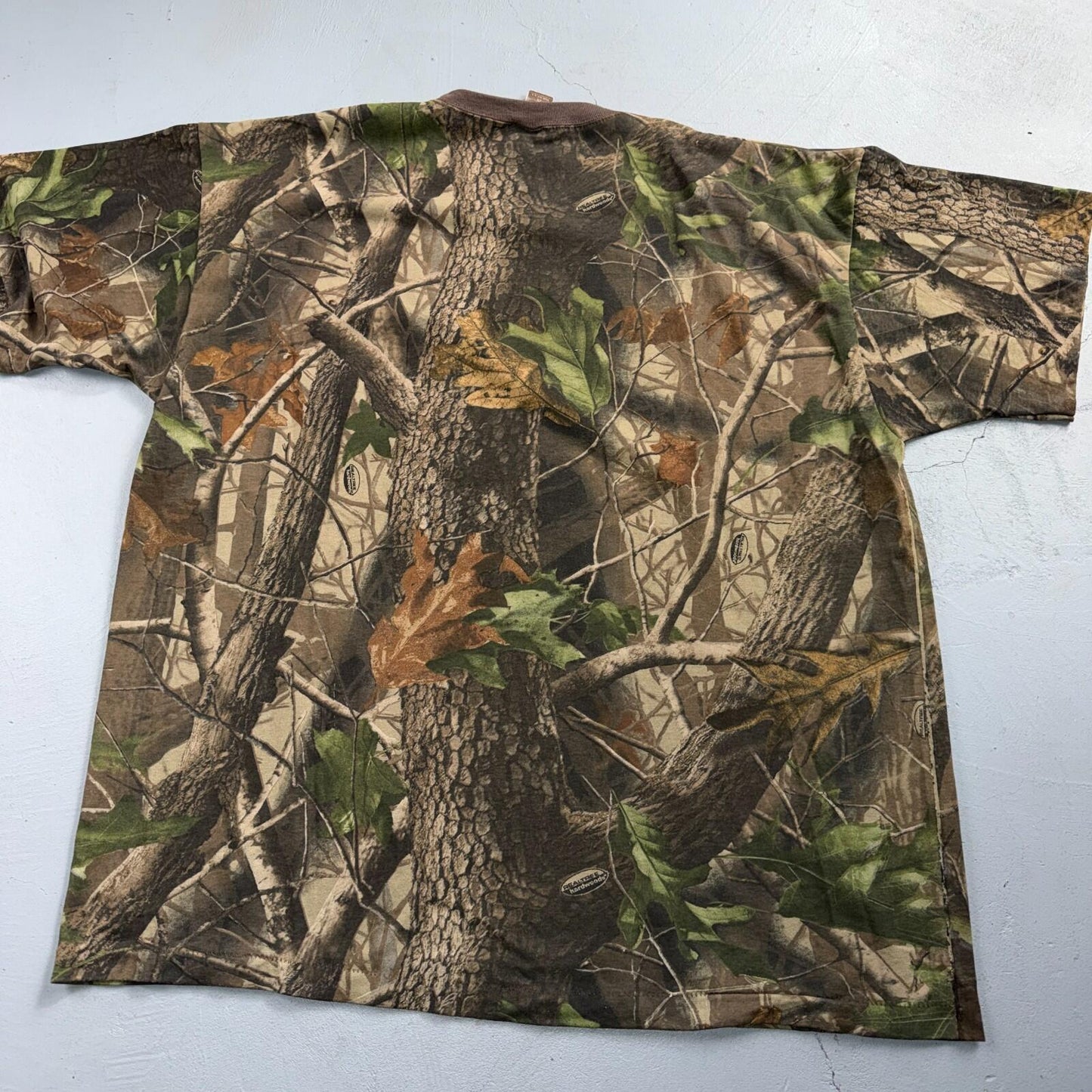 Vintage Ranger Shirt Mens 2X Realtree Hardwoods Camo Hunting Outdoors USA Made