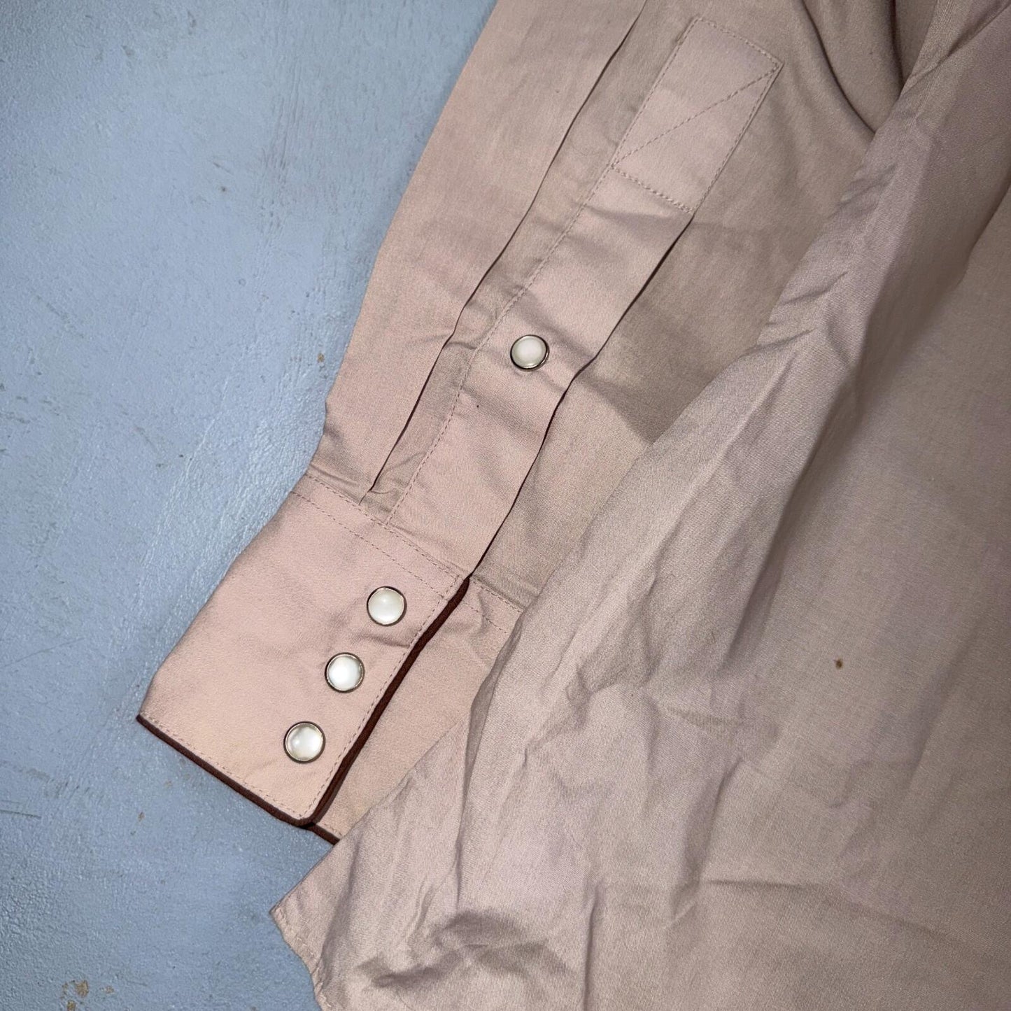 Kennington VTG Rocking K Ranchwear Shirt M Native Chief Pearl Snap Western 70s