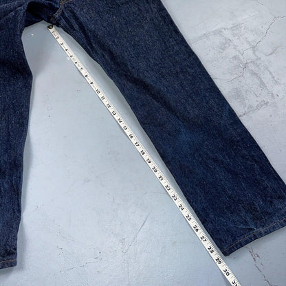 Levis 501 Vintage 90s USA XX Straight Leg Jeans Blue Dark Wash 34x32 Act 31x29