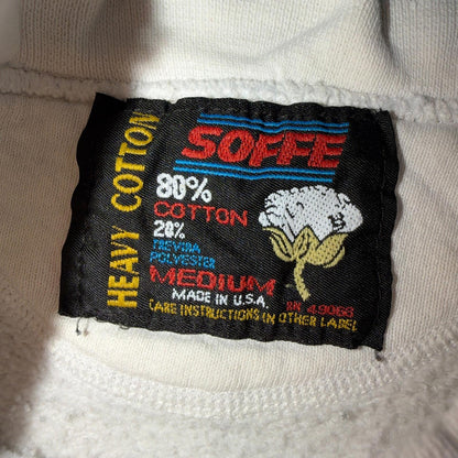 VTG Haines Alaska Sweatshirt Mens Medium White Soffe Travel USA America Basic