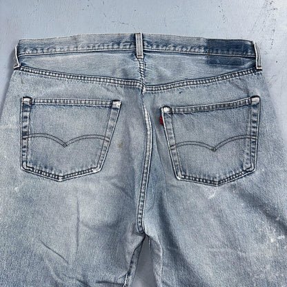 Levis 501 Vintage 80s Redline Selvedge USA XX Jeans Light Wash 40x33 Act 38x30