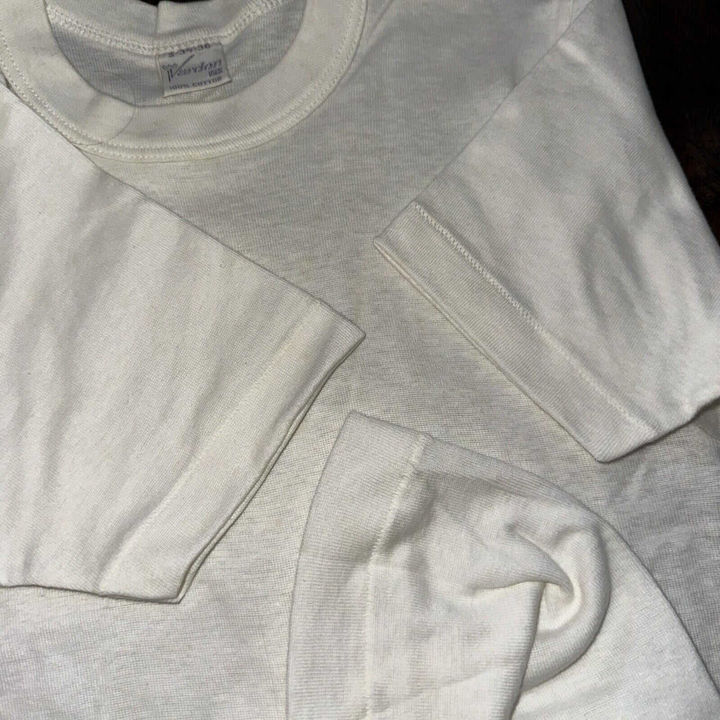 1960s Vardon Vintage White Blank T Shirt S Rockabilly Lot 6 Pack 60s 50s Hanes