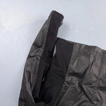 Eileen Fisher Jacket Womens XS Black Asymmetric Moto Zip Coat Cotton Blend