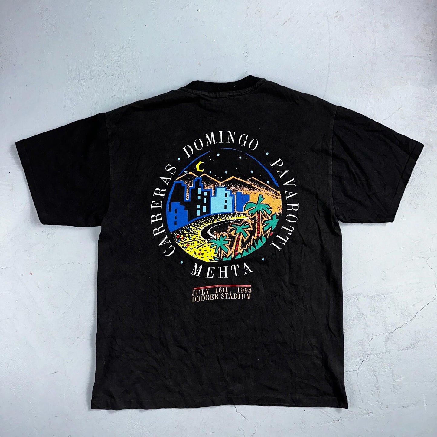 VTG 1994 Encore! The Three Tenors Carreras Domingo Pavarotti Concert T Shirt 90s