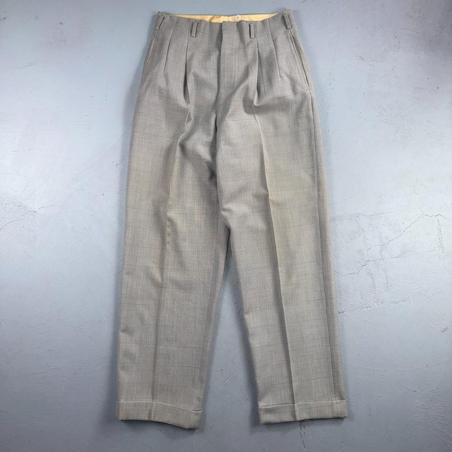 1960s 1970s VTG Mens 2 PC Suit 42 Jacket Coat Pants Gray Union Wool Rockabilly