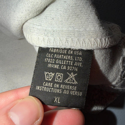 Vintage 90s Rusty Surf Skate Pullover Crewneck Sweatshirt Gray Men’s Size XL