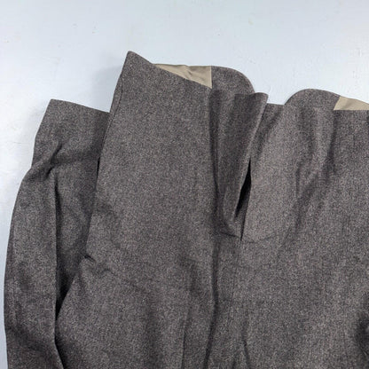 Nordstrom Vintage 42 Blazer Gray Wool Sport Coat USA 1980s Union USA Gold Button