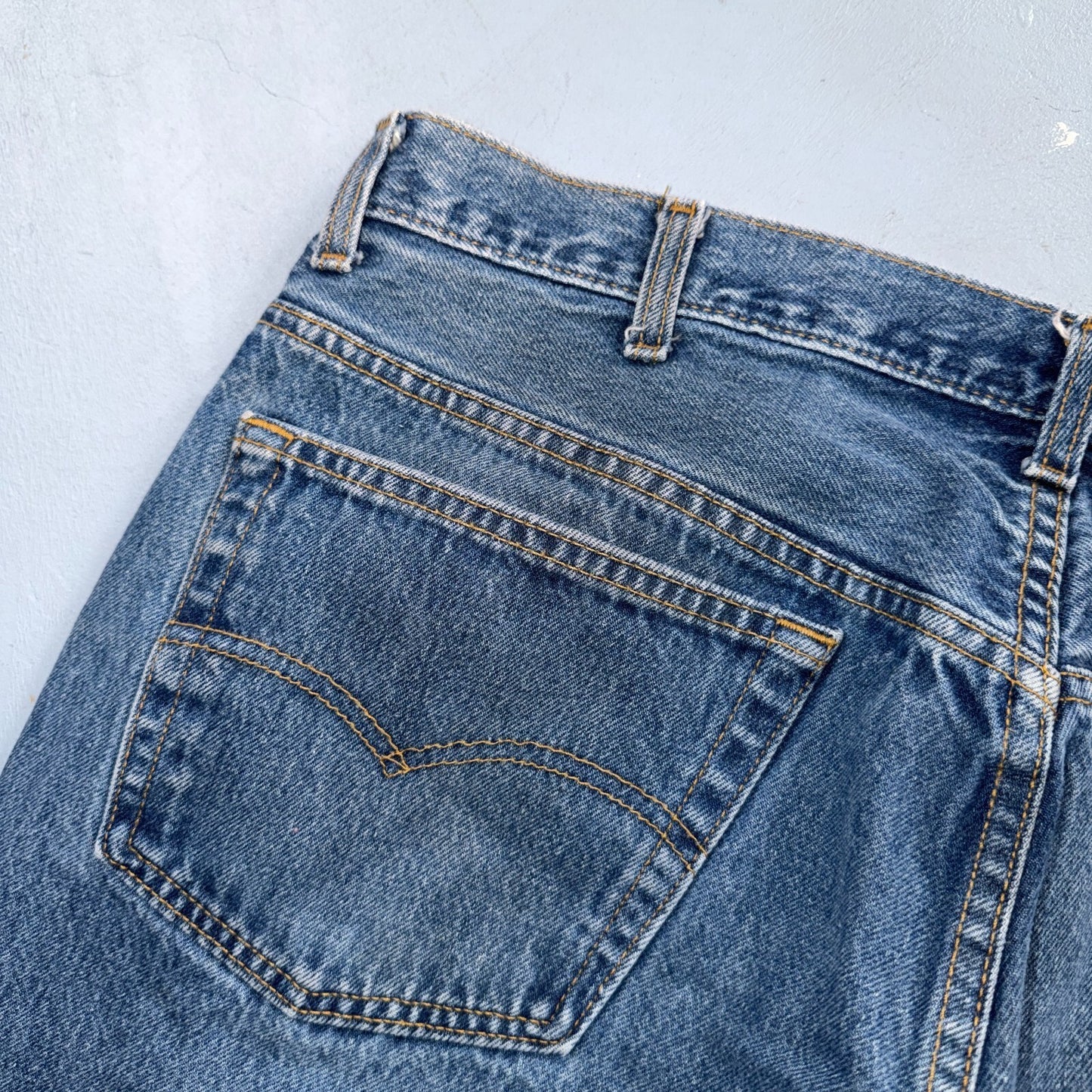 Levis 501 Vintage 80s USA XX Straight Leg Jeans Blue Light Wash 40x30 Act 37x28