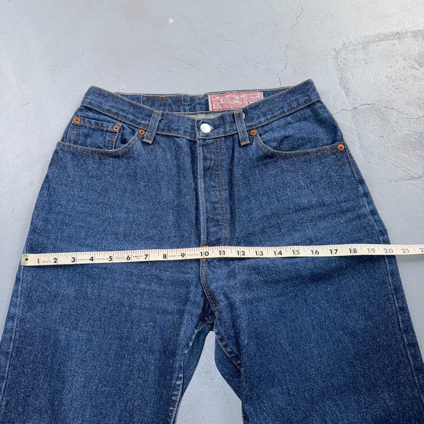Levis 501 Vintage 80s USA XX Straight Leg Jeans High Rise Sz 13 Womens Act 28x32