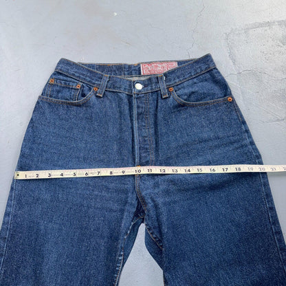 Levis 501 Vintage 80s USA XX Straight Leg Jeans High Rise Sz 13 Womens Act 28x32