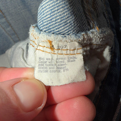Levis 501 Vintage 80s Redline Selvedge USA XX Jeans Light Wash 34x36 Act 32x31
