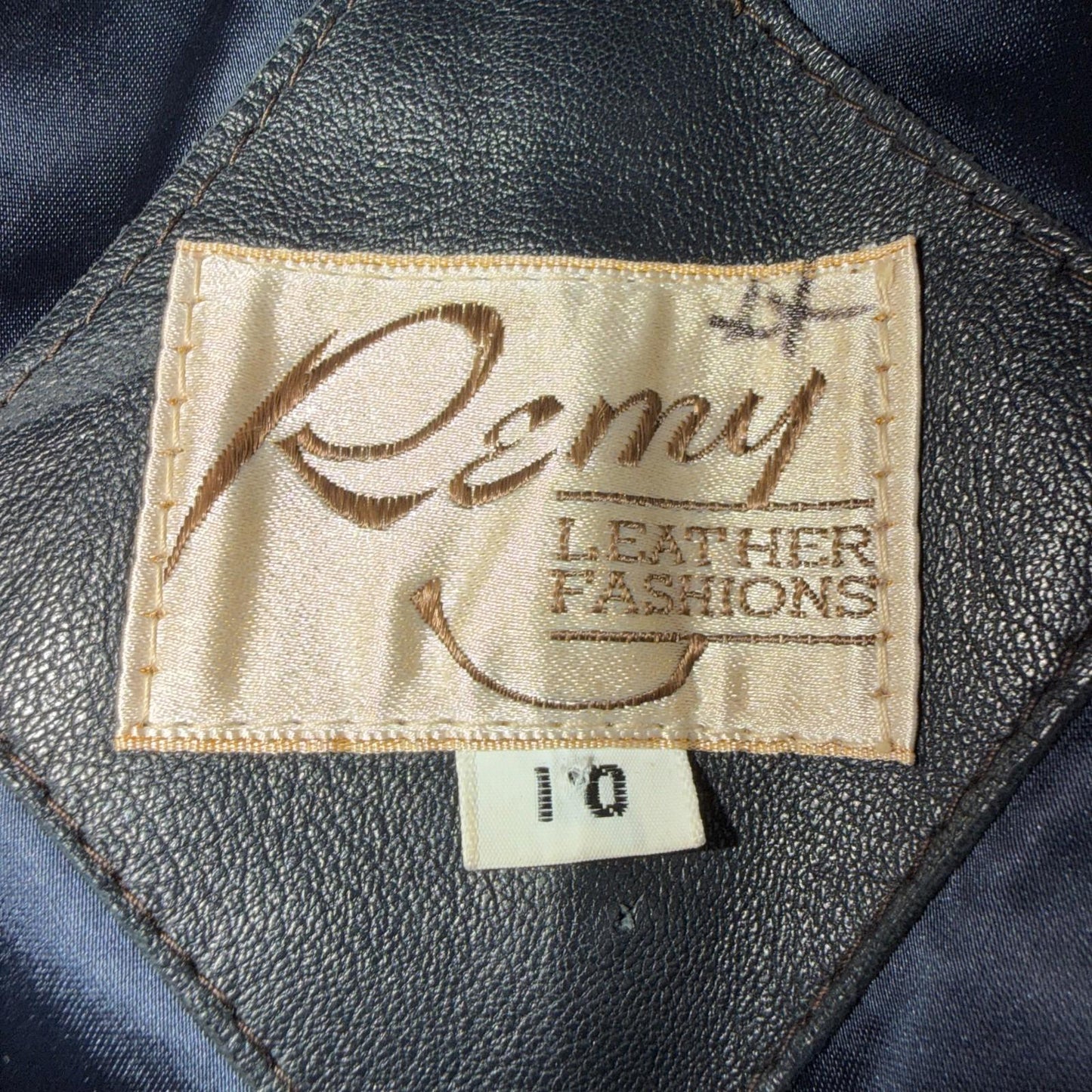 Remy Leather Blazer Jacket Women’s 10 Leather Fashions Black Western Made USA