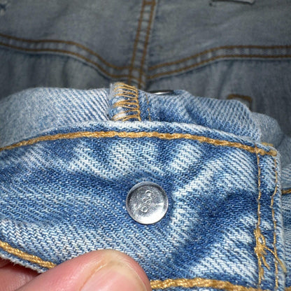 Levis 501 Vintage Y2K XX Straight Leg Jeans 90s Blue Light Wash 40x30 Act 40x29