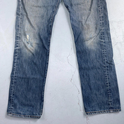 Levis 501 Vintage Y2K XX Straight Leg Jeans Blue Light Wash 33x32 Act 32x31