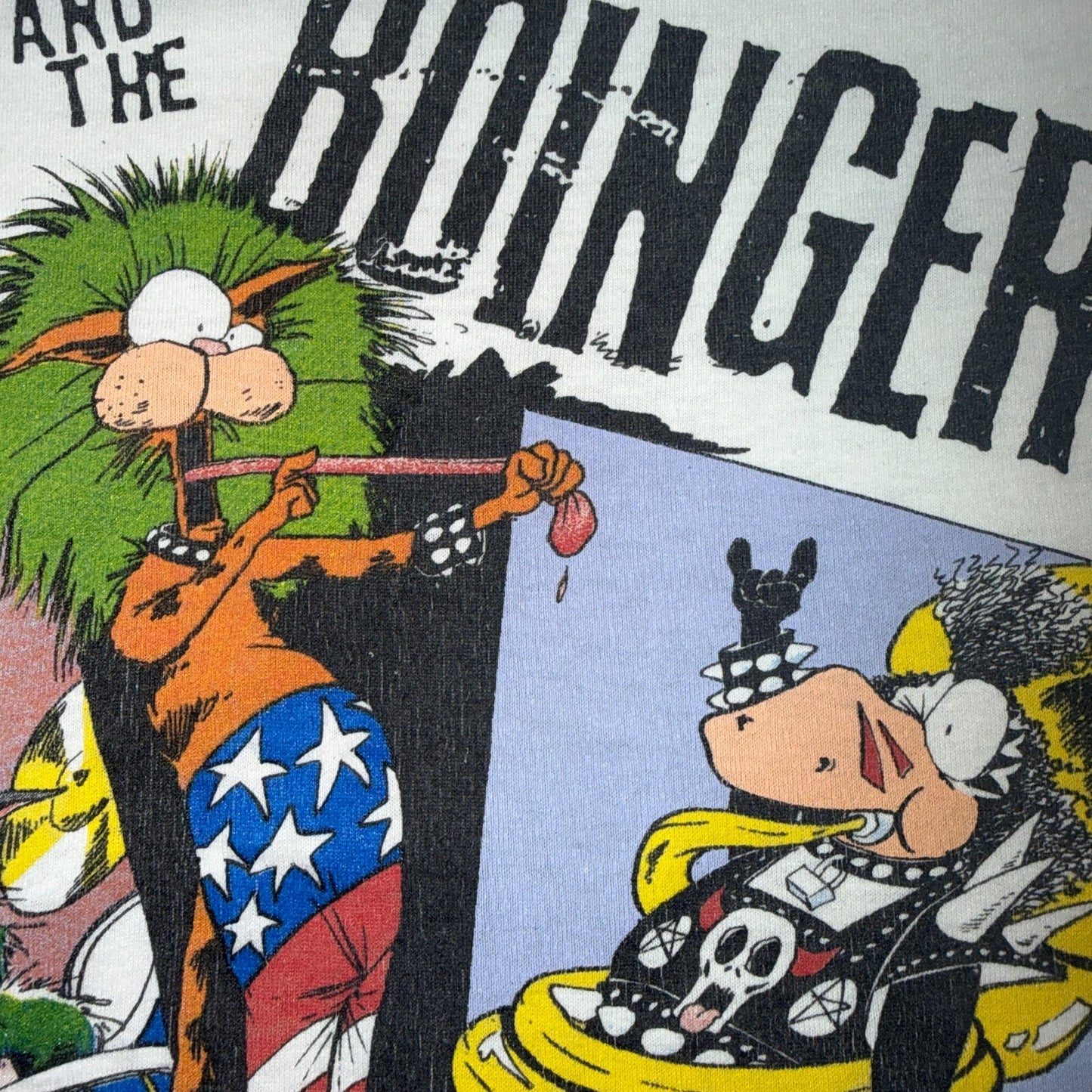 Billy And The Boingers World Tour T Shirt VTG T Shirt 80s Music Band Rock USA