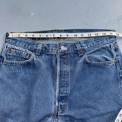 Levis 501 Vintage 80s USA XX Straight Leg Jeans Blue Med Wash 1980s Act 31x31