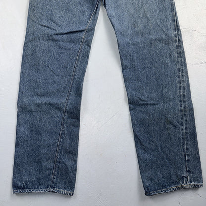 Levis 501 Vintage 70s SS Redline Selvedge USA Jeans Med Wash 32x34 Act 29x29