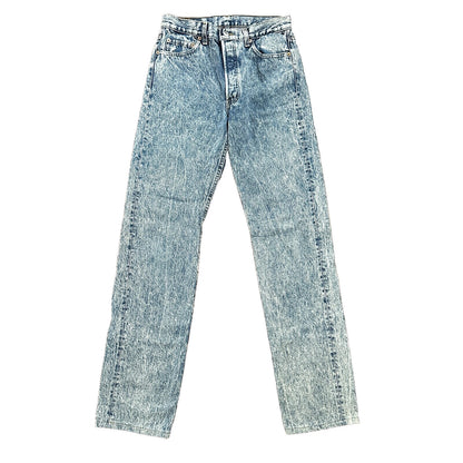 VTG 90s Levis 501 Button Fly 30x36 USA Tag Jeans Straight Acid Wash XX Act 27x32