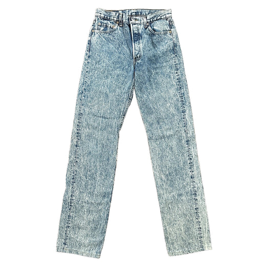 VTG 90s Levis 501 Button Fly 30x36 USA Tag Jeans Straight Acid Wash XX Act 27x32