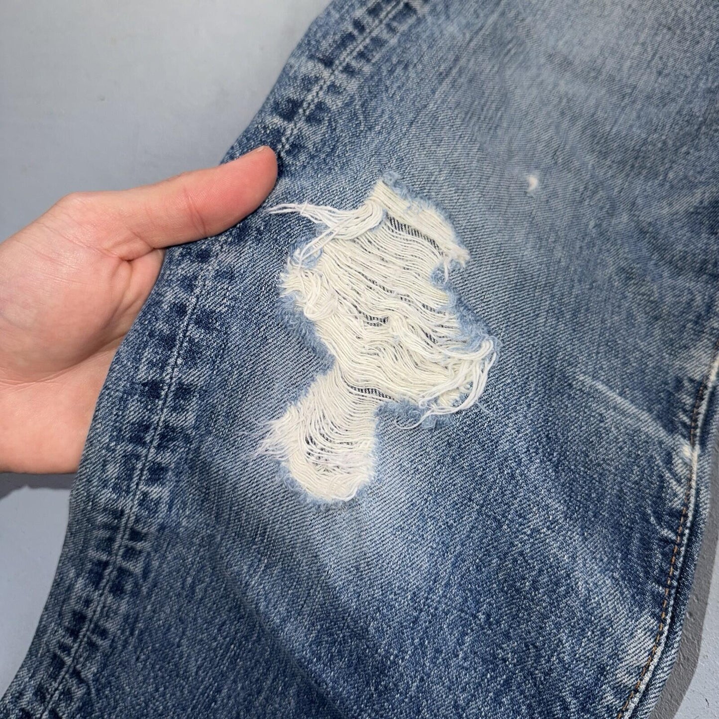 Levis 501 Big E Vintage 60s Redline Selvedge USA XX 1960s Jeans 66 Act 28x28