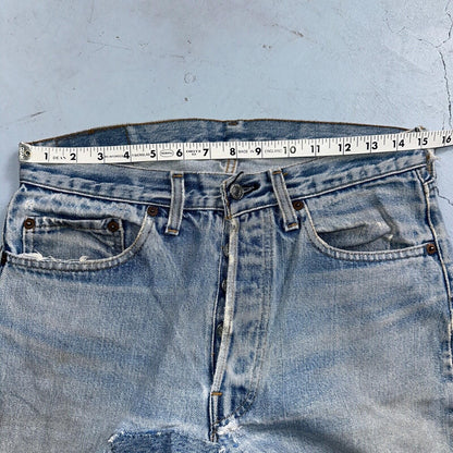 Levis 501 Vintage 80s Redline Selvedge USA XX Jeans Med Wash 32x36 Act 30x31