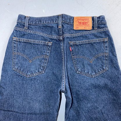 Levis 505 Vintage 90s Red Tab Straight Blue Jeans Med Was 34x34 Act 32x33