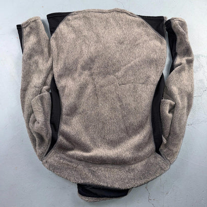 VTG Patagonia R1/R2 Regulator Polartek Deep Pile Fleece Grey Black Jacket USA S