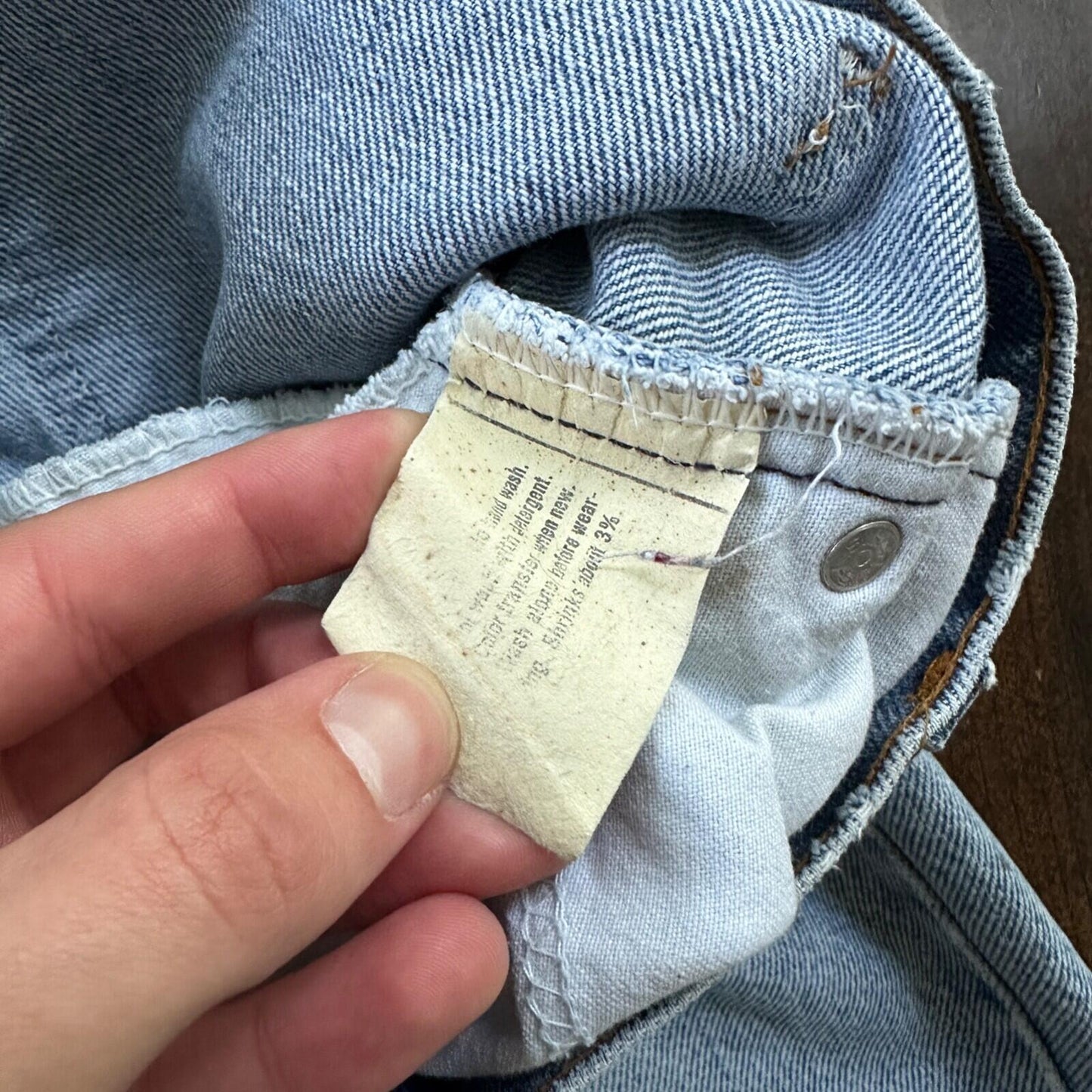 Levis 517 Vintage 80s USA Orange Tab Bootcut Flare Blue Jeans 34x31 Act 31x28