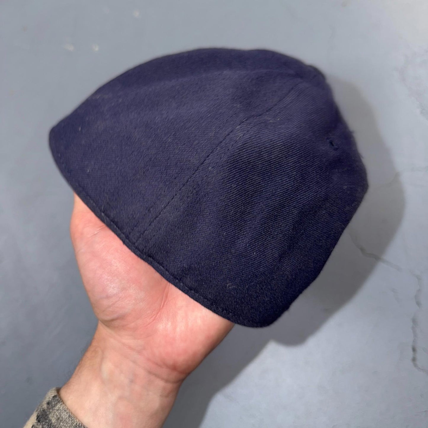 S Richardson Pro Model 7 3/8 Fitted Baseball Hat Navy Cool Sports Pro AM