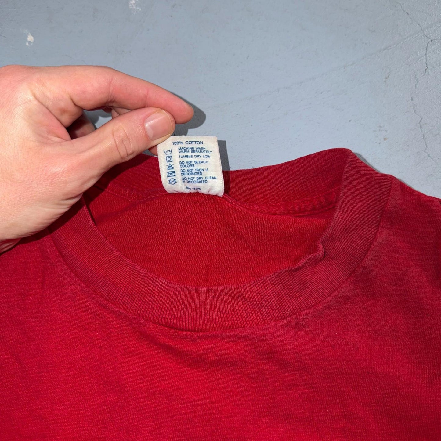 Vintage Jesus Shirt Mens L Red Love All Worship One Religious Christian 90s USA