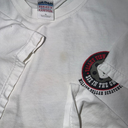 VTG 90s Ballys New Cash Grab Casino T Shirt Gambling Graphic Las Vegas Cowboy