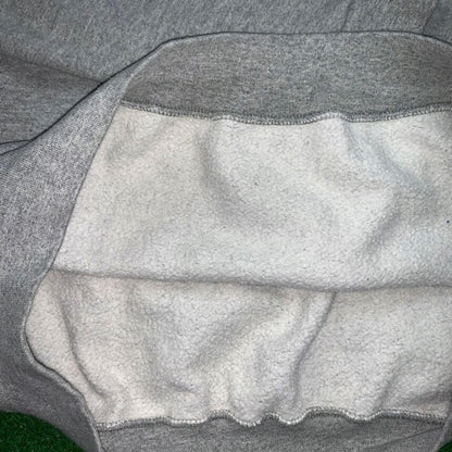 Nike Vintage Crewneck Sweater Gray Center Swoosh Hoodie 90s Charli D'amelio