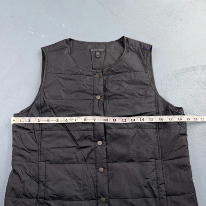 Eileen Fisher Weather Resistant Nylon Puff Quilted Vest Women's Size Small