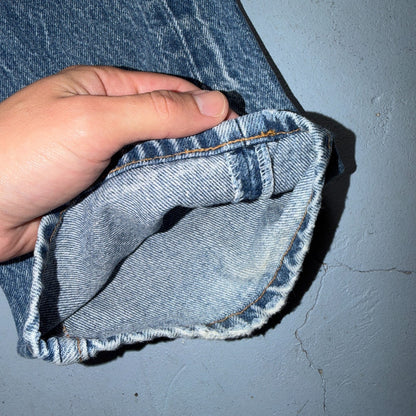 Levis 501 Vintage 80s USA XX Straight Leg Jeans Blue Light Wash 31x33 Act 28x29