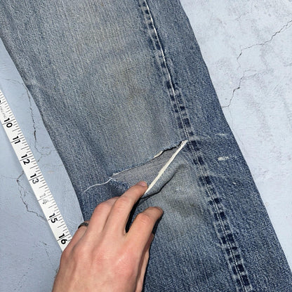 Levis 501 Big E Vintage 60s Redline Selvedge USA XX 1960s Jeans 30x32 Ac 28x28