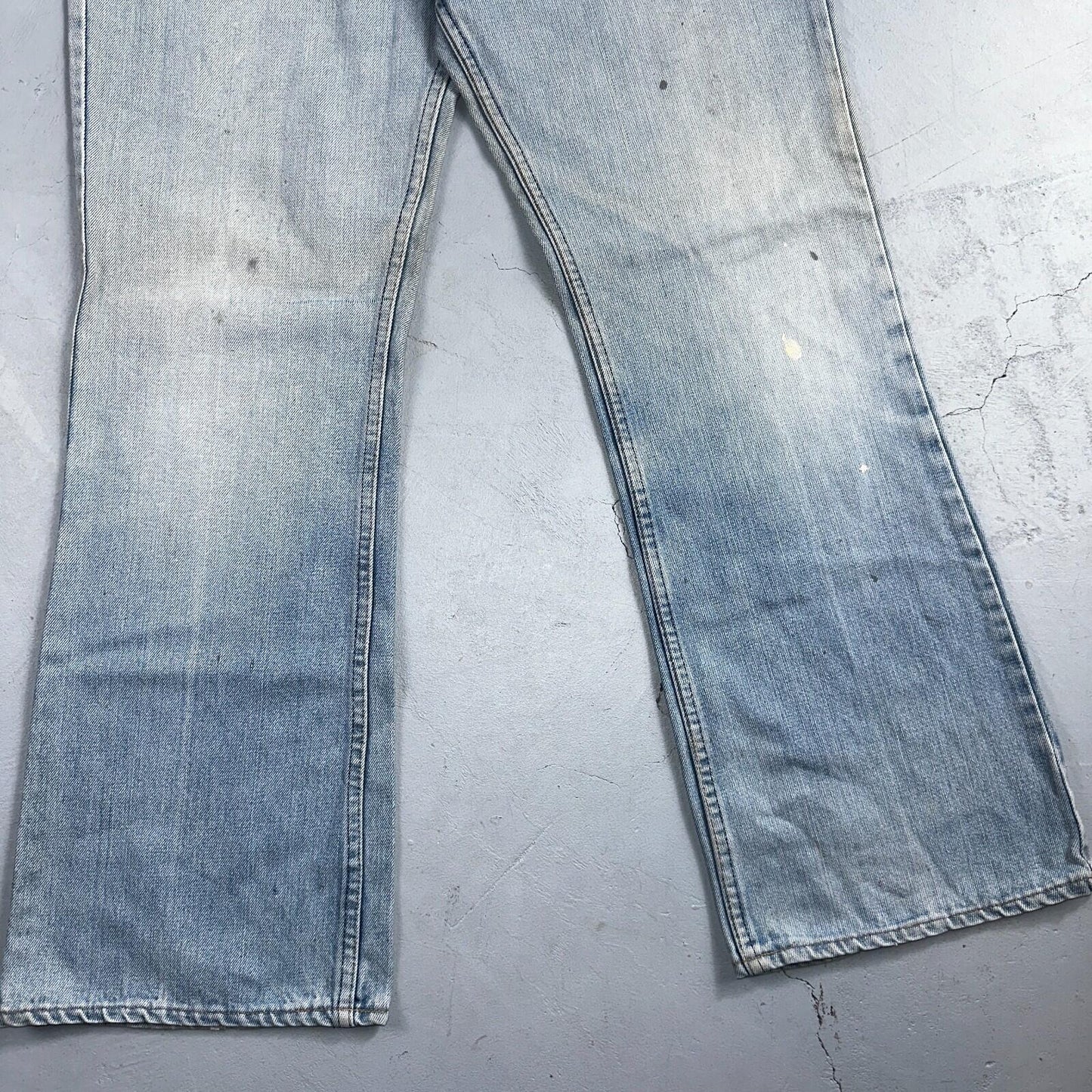 Levis 517 Vintage 80s USA Orange Tab Bootcut Flare Blue Jeans Talon Act 36x30
