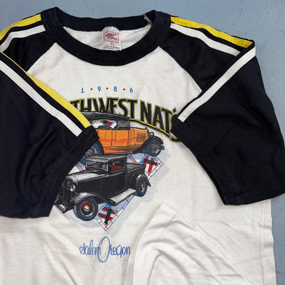 Northwest Nats Oregon VTG T Shirt Salem Oregon Cars Racing Cool Graphic PDX Tee