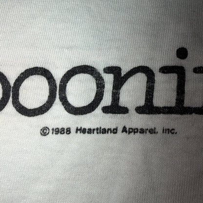 Cow Mooning Novelty Graphic Tee 80s VTG T Shirt 1980s Funny Joke Animals Thin