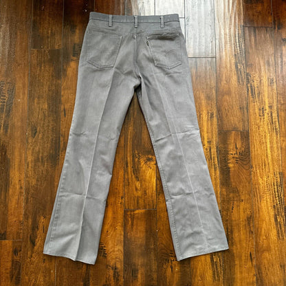 Vintage 1980s Levis 517 Men's Black Tab Jeans Size 34x31 Ac 33x32 Gray