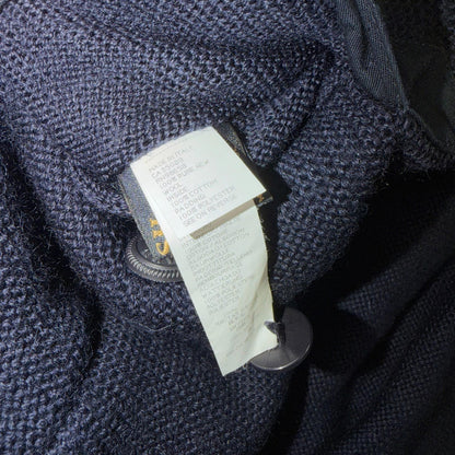 Paul & Shark Yachting Wool Revesible Heavy Jacket Removable Sleeves Italy Vest