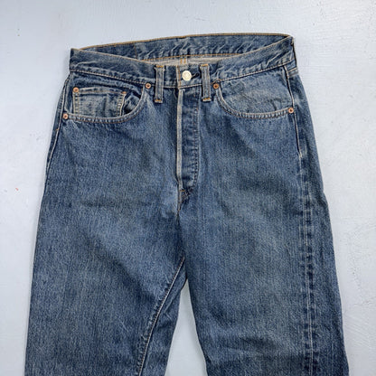 Levis 501 Vintage 70s SS Redline Selvedge USA Jeans Med Wash 32x34 Act 29x29