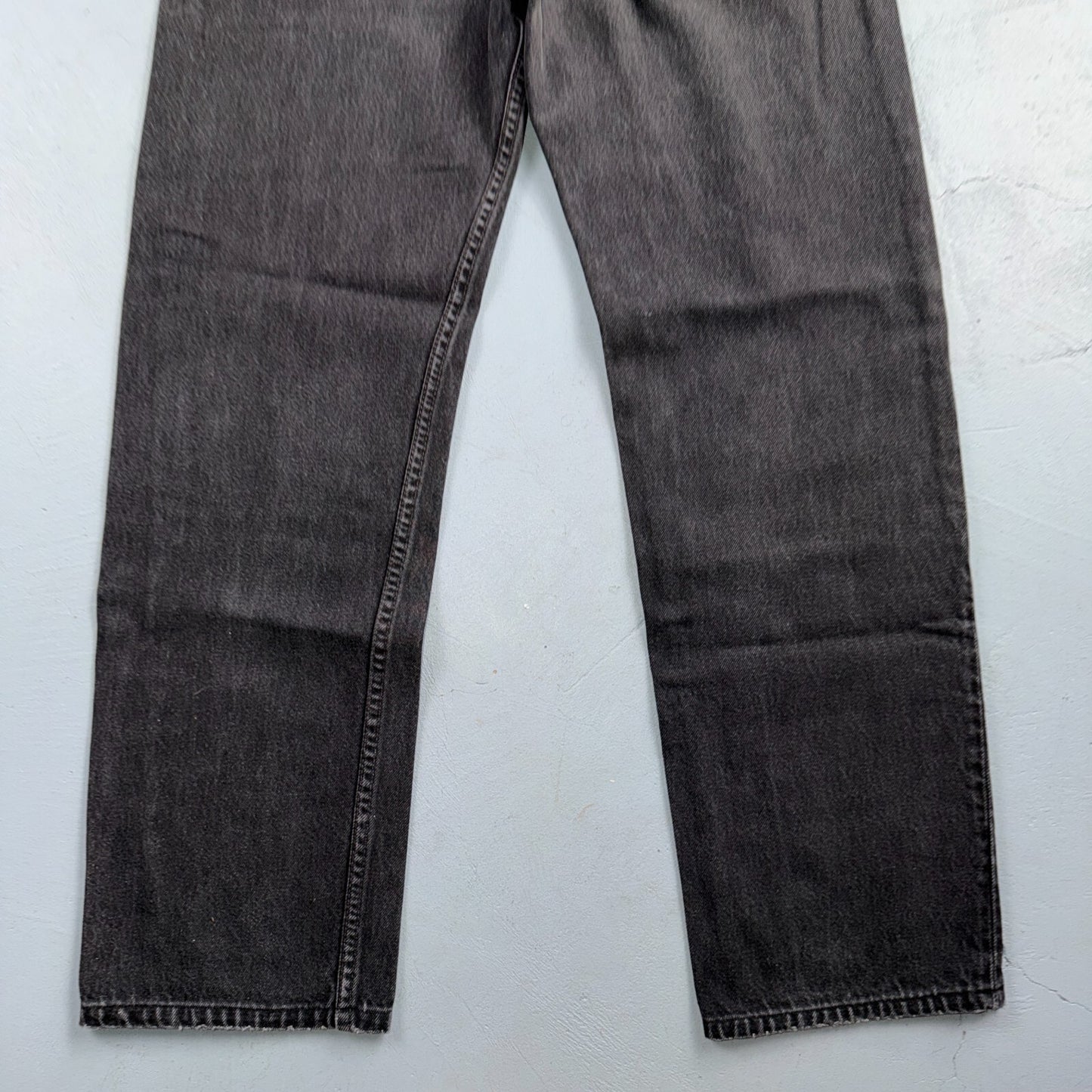 Levis 501 Vintage 90s USA XX Straight Leg Jeans Black Light Wash 34x34 Act 33x30