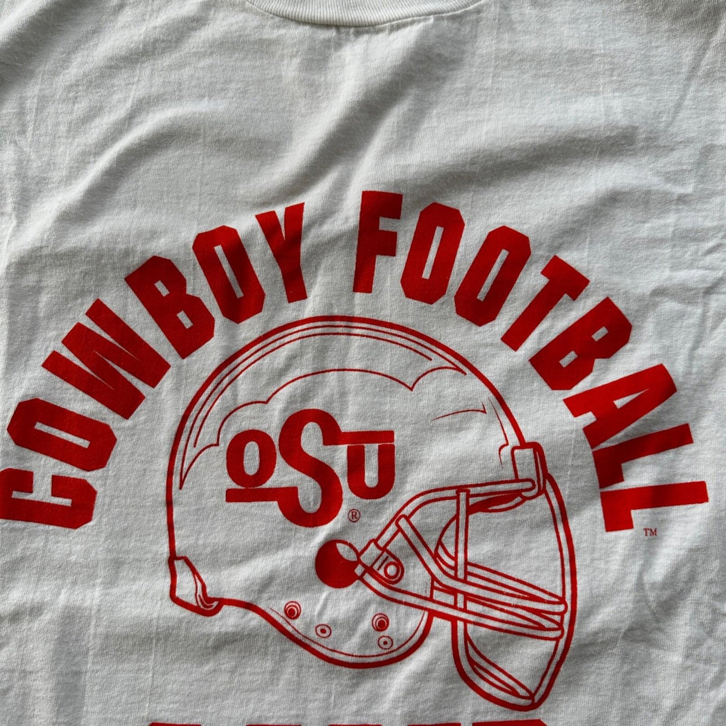 Nike OSU PDX Vintage T Shirt 90s Gray Tag Cowboy Football Rare XL Oklahoma State