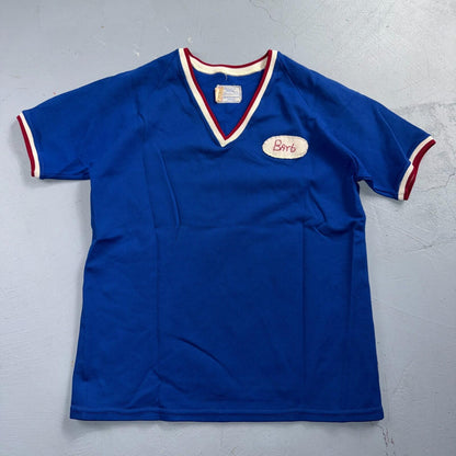 Vintage Vanderbeck Logging Bowling Jersey T Shirt Oregon USA Rockabilly 1960s