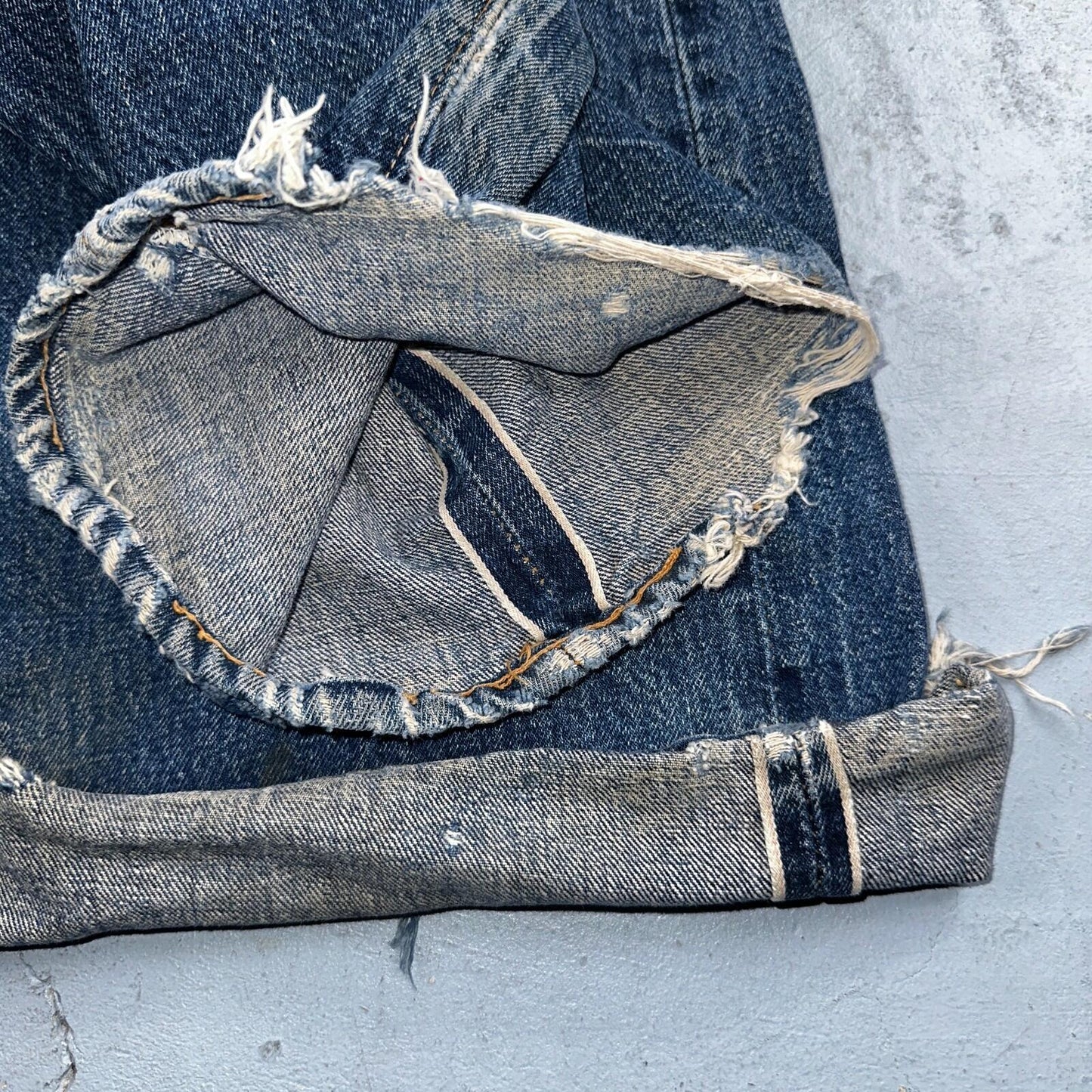 Levis 501 Vintage 70s SS Redline Selvedge USA XX Jeans Med Wash 48x30 Act 44x26